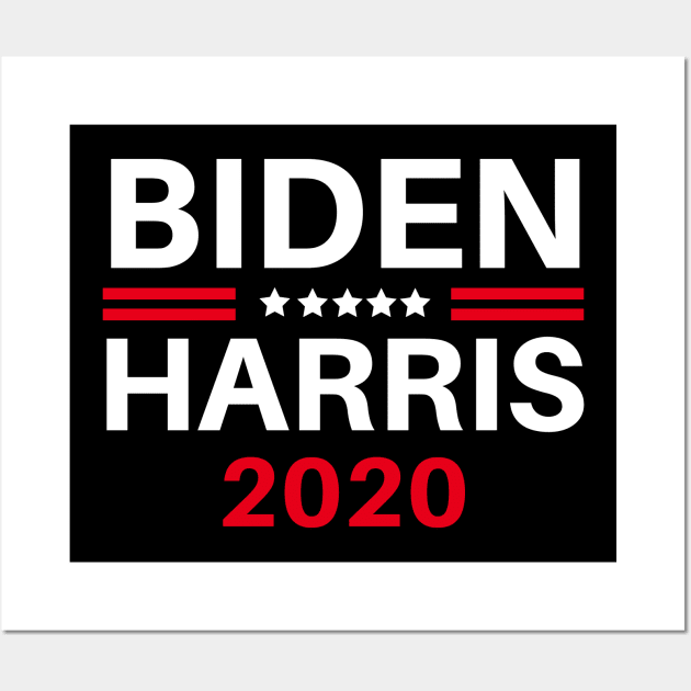 Biden Harris 2020 Presidential Elections 2020 Wall Art by PsychoDynamics